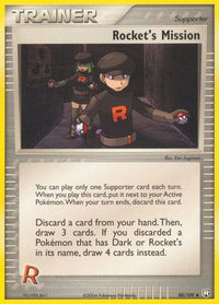 Rocket's Mission (88/109) - Team Rocket Returns Reverse Holofoil