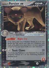 Rocket's Persian ex (116/115) - Unseen Forces Holofoil