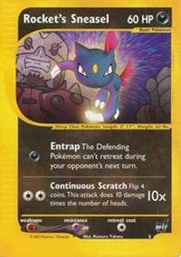 Rocket's Sneasel (5/9)  - Best of Promos