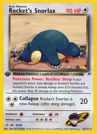 Rocket's Snorlax (33/132) - Gym Heroes Unlimited