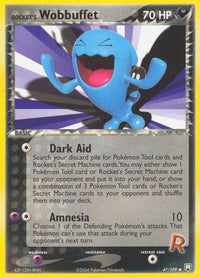 Rocket's Wobbuffet (47/109) - Team Rocket Returns Reverse Holofoil