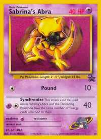 Sabrina's Abra (19/53)  - WoTC Promo