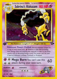 Sabrina's Alakazam (16/132) - Gym Challenge 1st Edition Holofoil