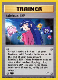 Sabrina's ESP (117/132) - Gym Heroes 1st Edition
