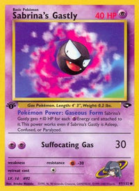 Sabrina's Gastly (97/132) - Gym Challenge 1st Edition