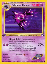 Sabrina's Haunter (58/132) - Gym Heroes 1st Edition