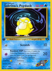 Sabrina's Psyduck (99/132) - Gym Challenge 1st Edition