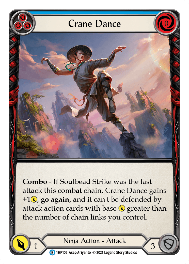 Crane Dance (Blue) [1HP109] (History Pack 1) - POKÉ JEUX