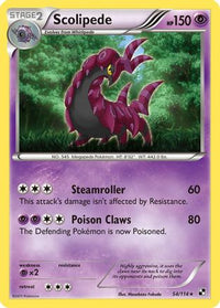 Scolipede (54/114)  - Black and White