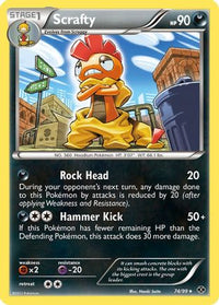 Scrafty (74/99)  - Next Destinies Holofoil