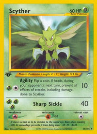 Scyther (55/105) - Neo Destiny 1st Edition