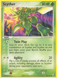 Scyther (46/115) - Unseen Forces Reverse Holofoil