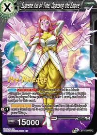 Supreme Kai of Time, Opposing the Empire (BT16-099) [Realm of the Gods Prerelease Promos] - POKÉ JEUX