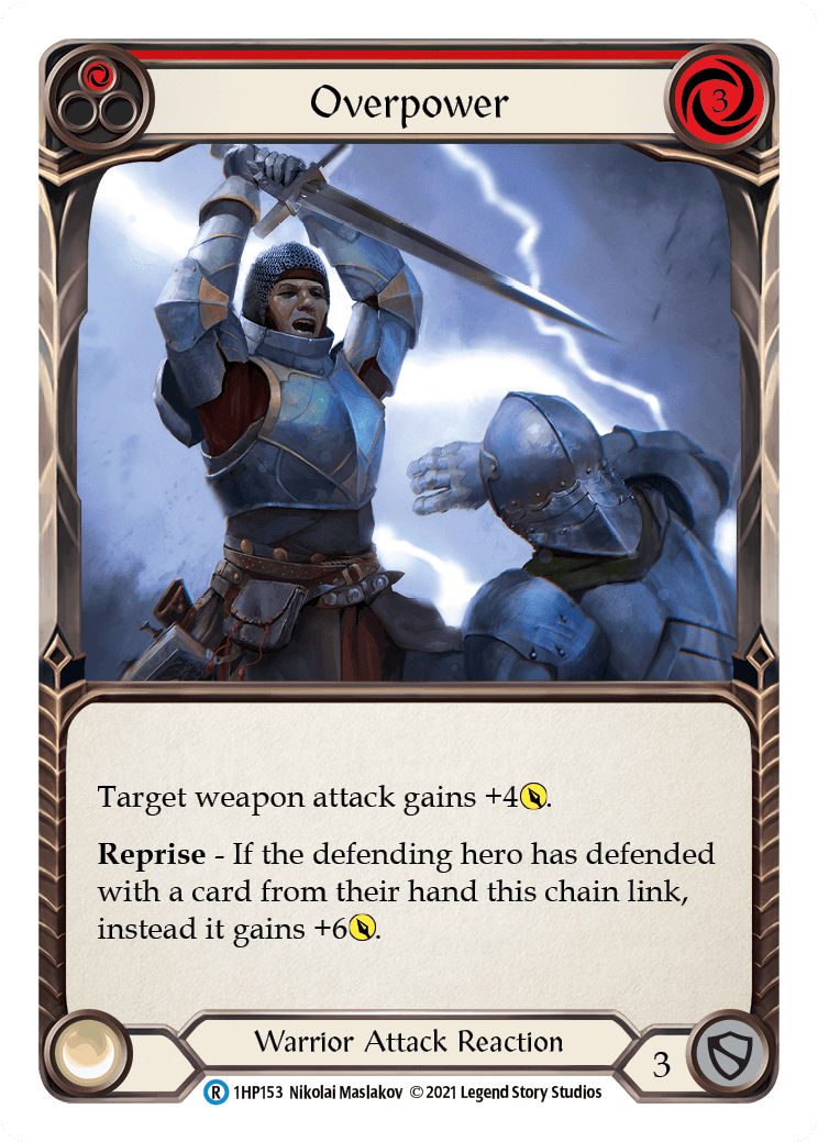 Overpower (Red) [1HP153] (History Pack 1) - POKÉ JEUX