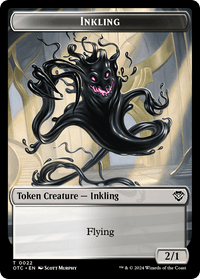 Inkling // Treasure Double-Sided Token [Outlaws of Thunder Junction Commander Tokens] - POKÉ JEUX