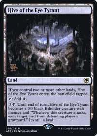 Hive of the Eye Tyrant [Dungeons & Dragons: Adventures in the Forgotten Realms Prerelease Promos]