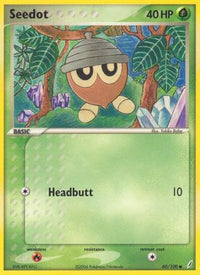 Seedot (60/100)  - Crystal Guardians Reverse Holofoil