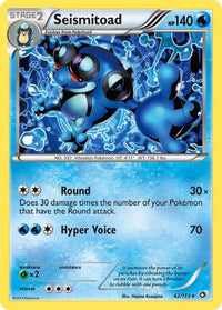Seismitoad (42/113)  - Legendary Treasures