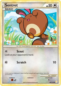 Sentret (80/123) - HeartGold SoulSilver