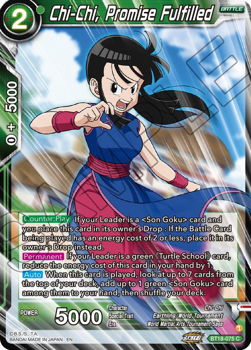 Chi-Chi, Promise Fulfilled (BT18-075) [Dawn of the Z-Legends] - POKÉ JEUX