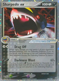 Sharpedo ex (104/107) - Deoxys Holofoil