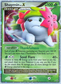 Shaymin Lv.X (Land Forme) (126/127)  - Platinum Holofoil
