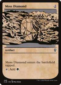 Moss Diamond (Showcase) [Commander Legends: Battle for Baldur's Gate]