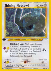 Shining Noctowl (110/105) - Neo Destiny 1st Edition Holofoil