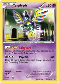 Sigilyph (52/124)  - Dragons Exalted Holofoil