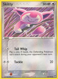 Skitty (62/108) (Estampillé) [EX : Power Keepers] 