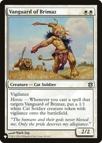 Vanguard of Brimaz [The List]
