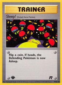 Sleep! (Rocket's Secret Machine) (79/82) - Team Rocket 1st Edition