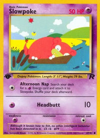 Slowpoke (67/82) - Team Rocket 1st Edition
