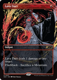 Lava Dart (SLD-2037) - Secret Lair Drop (Borderless) Foil