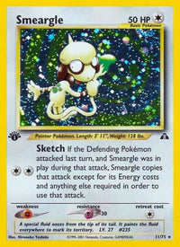 Smeargle (11/75) - Neo Discovery 1st Edition Holofoil