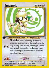 Smeargle (30/75)  - Neo Discovery 1st Edition