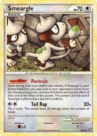 Smeargle (8/90) - Undaunted Holofoil