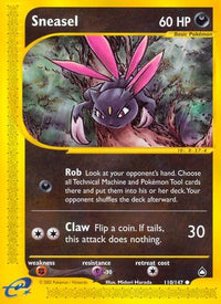 Sneasel (110/147)  - Aquapolis