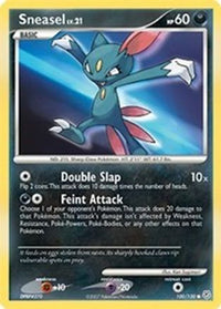 Sneasel (100/130) - Diamond and Pearl