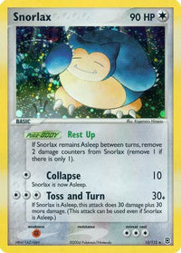 Snorlax (15/112) - FireRed & LeafGreen Holofoil