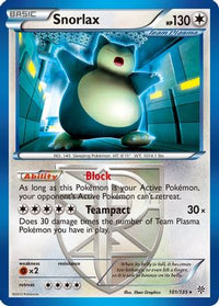 Snorlax (Team Plasma) (101/135) - Plasma Storm
