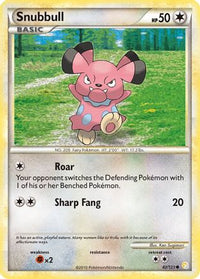 Snubbull (82/123) - HeartGold SoulSilver