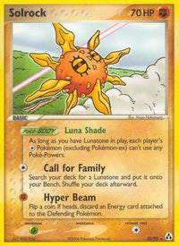 Solrock (25/92) (Estampillé) [EX : Legend Maker] 