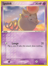 Spoink (66/106) (Estampillé) [EX : Émeraude] 