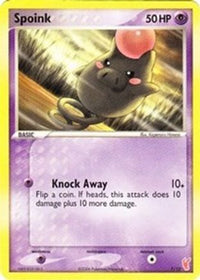 Spoink (7/12)  - EX Trainer Kit 2 Plusle & Minun