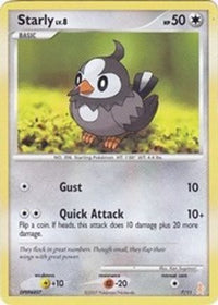 Starly (7) - DP Trainer Kit Manaphy & Lucario