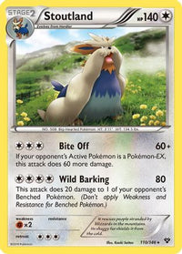 Stoutland (110/146)  - XY Base Set