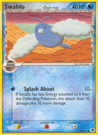 Swablu (Delta Species) (65/101) - Dragon Frontiers Reverse Holofoil