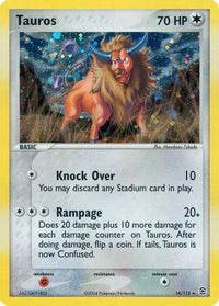 Tauros (16/112) - FireRed & LeafGreen Holofoil