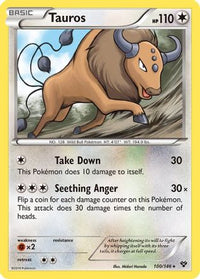 Tauros (100/146)  - XY Base Set